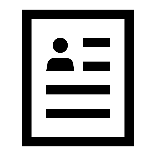 個人情報のピクトグラム、アイコン、イラストの無料（フリー）素材（SVG/JPG/PNG）