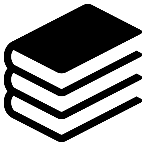 積み上がった本のピクトグラム、アイコン、イラストの無料（フリー）素材（SVG/JPG/PNG）