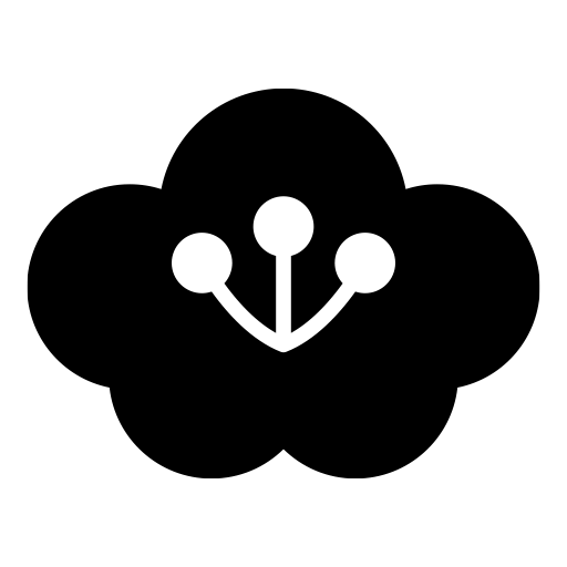 梅のピクトグラム、アイコン、イラストの無料（フリー）素材（SVG/JPG/PNG）