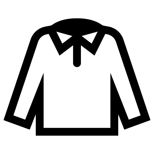 ポロシャツのピクトグラム、アイコン、イラストの無料（フリー）素材（SVG/JPG/PNG）