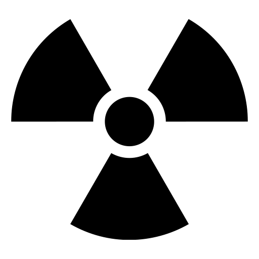 放射線マークのピクトグラム、アイコン、イラストの無料（フリー）素材（SVG/JPG/PNG）