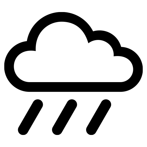 雨のピクトグラム、アイコン、イラストの無料（フリー）素材（SVG/JPG/PNG）