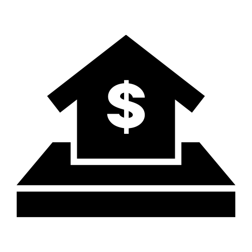 不動産価格のピクトグラム、アイコン、イラストの無料（フリー）素材（SVG/JPG/PNG）