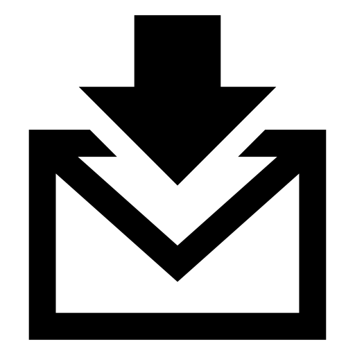 メール受信のピクトグラム、アイコン、イラストの無料（フリー）素材（SVG/JPG/PNG）