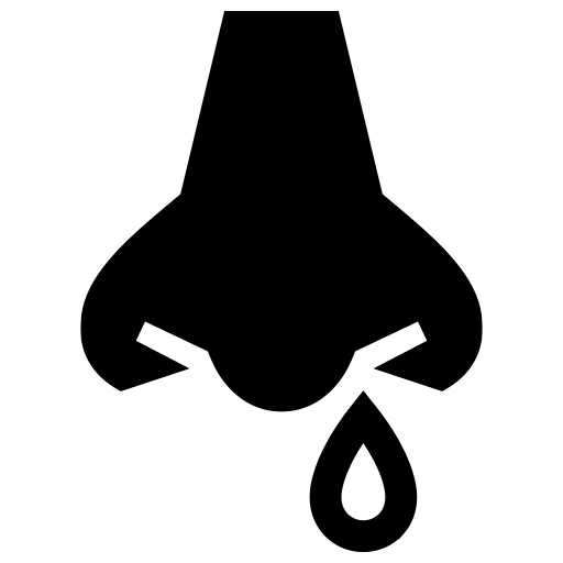 鼻水のピクトグラム、アイコン、イラストの無料（フリー）素材（SVG/JPG/PNG）