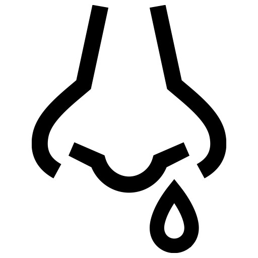 鼻水のピクトグラム、アイコン、イラストの無料（フリー）素材（SVG/JPG/PNG）