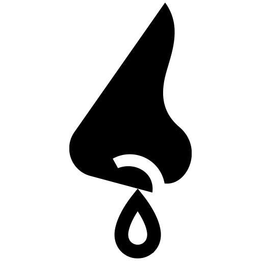 鼻水のピクトグラム、アイコン、イラストの無料（フリー）素材（SVG/JPG/PNG）