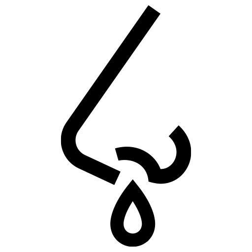 鼻水のピクトグラム、アイコン、イラストの無料（フリー）素材（SVG/JPG/PNG）