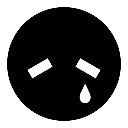 悲しみのピクトグラム、アイコン、イラストの無料（フリー）素材（SVG/JPG/PNG）