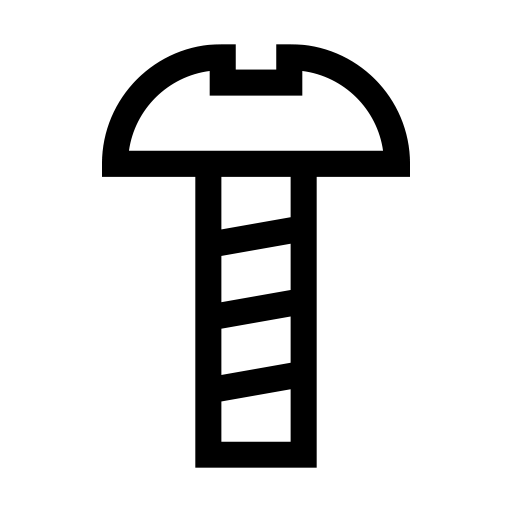 ネジのピクトグラム、アイコン、イラストの無料（フリー）素材（SVG/JPG/PNG）