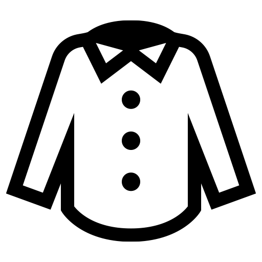 シャツのピクトグラム、アイコン、イラストの無料（フリー）素材（SVG/JPG/PNG）