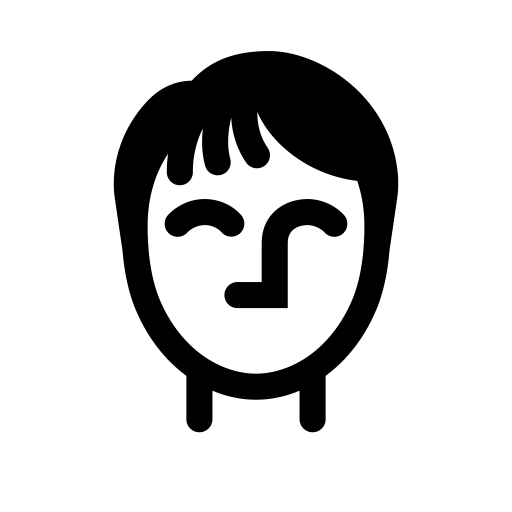 ショートヘアのピクトグラム、アイコン、イラストの無料（フリー）素材（SVG/JPG/PNG）