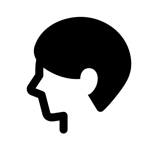 ショートヘアのピクトグラム、アイコン、イラストの無料（フリー）素材（SVG/JPG/PNG）