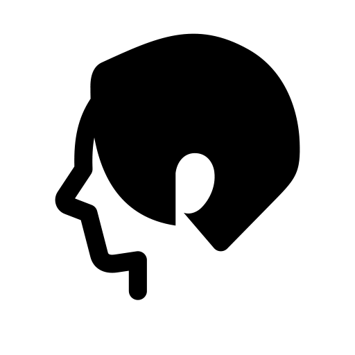 ショートヘアのピクトグラム、アイコン、イラストの無料（フリー）素材（SVG/JPG/PNG）