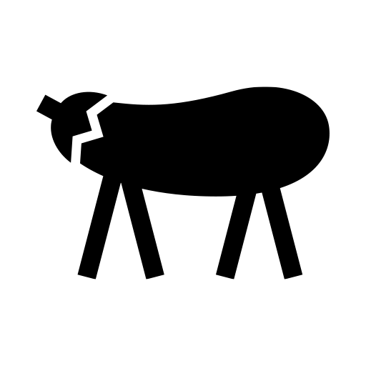 精霊牛（しょうりょううし）のピクトグラム、アイコン、イラストの無料（フリー）素材（SVG/JPG/PNG）