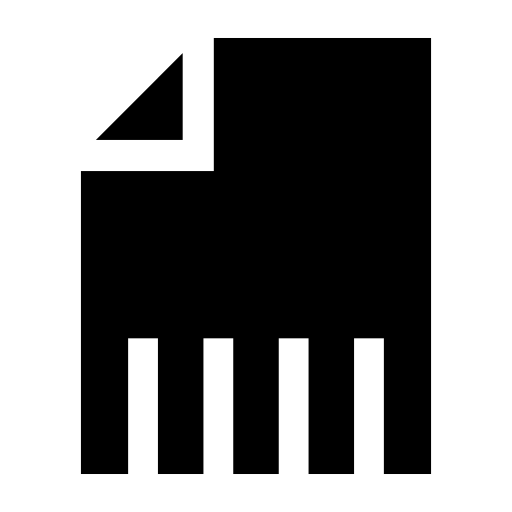 シュレッダーにかけられた書類のピクトグラム、アイコン、イラストの無料（フリー）素材（SVG/JPG/PNG）