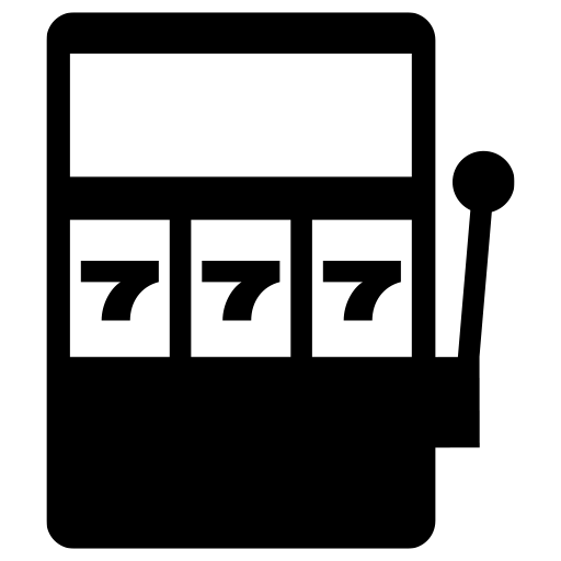 スロットマシンのピクトグラム、アイコン、イラストの無料（フリー）素材（SVG/JPG/PNG）