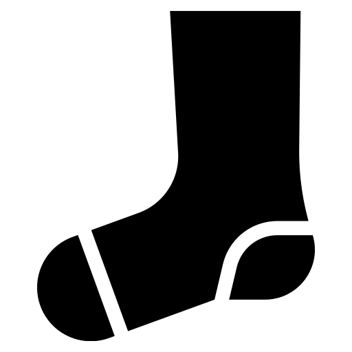 靴下のピクトグラム、アイコン、イラストの無料（フリー）素材（SVG/JPG/PNG）