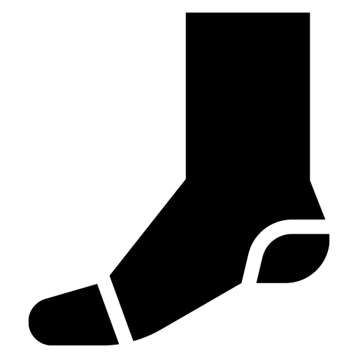 靴下のピクトグラム、アイコン、イラストの無料（フリー）素材（SVG/JPG/PNG）