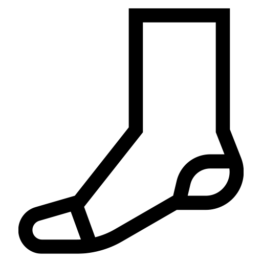 靴下のピクトグラム、アイコン、イラストの無料（フリー）素材（SVG/JPG/PNG）