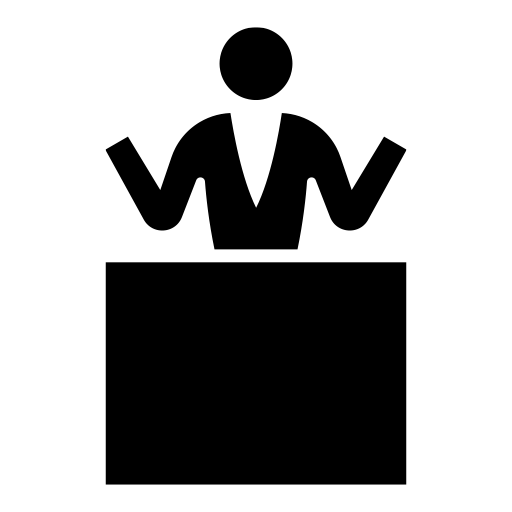 演説のピクトグラム、アイコン、イラストの無料（フリー）素材（SVG/JPG/PNG）