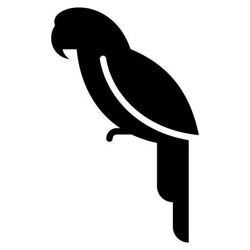 立っている鳥のピクトグラム、アイコン、イラストの無料（フリー）素材（SVG/JPG/PNG）