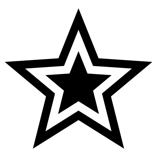 星のピクトグラム、アイコン、イラストの無料（フリー）素材（SVG/JPG/PNG）