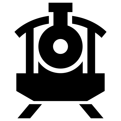 蒸気機関車のピクトグラム、アイコン、イラストの無料（フリー）素材（SVG/JPG/PNG）