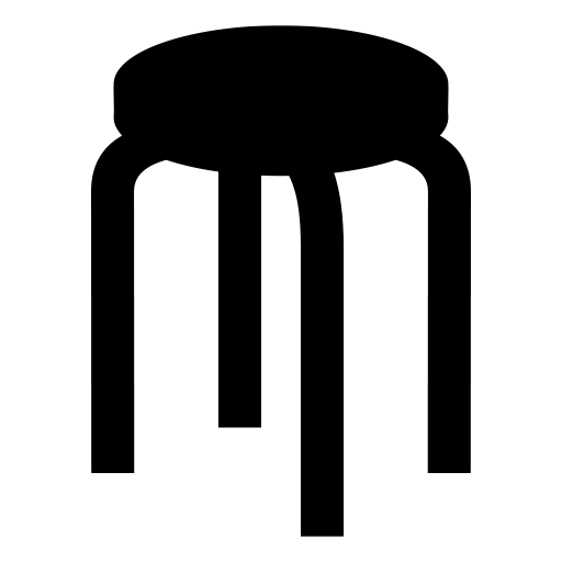 スツールのピクトグラム、アイコン、イラストの無料（フリー）素材（SVG/JPG/PNG）