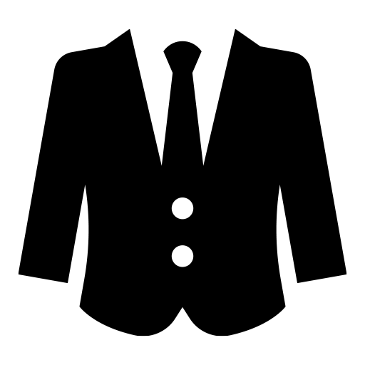 スーツのピクトグラム、アイコン、イラストの無料（フリー）素材（SVG/JPG/PNG）