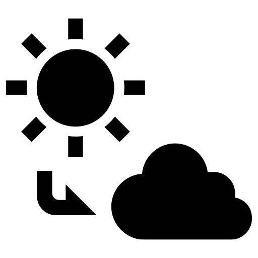 晴れのち曇りのピクトグラム、アイコン、イラストの無料（フリー）素材（SVG/JPG/PNG）