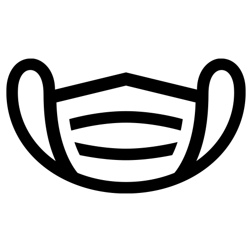 マスクのピクトグラム、アイコン、イラストの無料（フリー）素材（SVG/JPG/PNG）