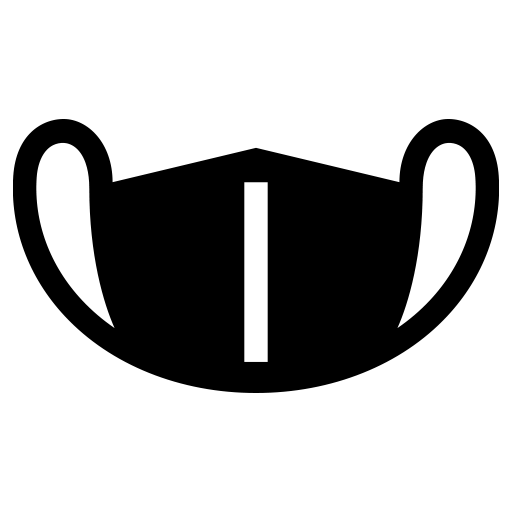 マスクのピクトグラム、アイコン、イラストの無料（フリー）素材（SVG/JPG/PNG）