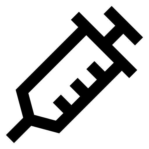 注射器のピクトグラム、アイコン、イラストの無料（フリー）素材（SVG/JPG/PNG）