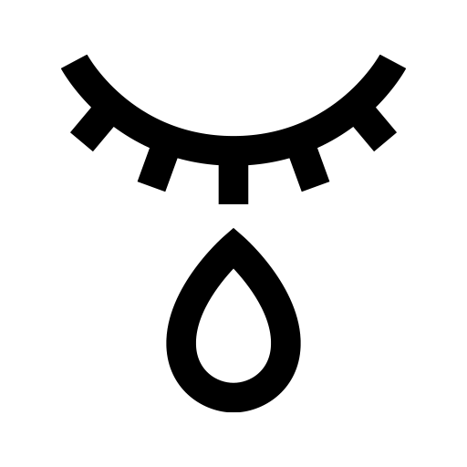 涙のピクトグラム、アイコン、イラストの無料（フリー）素材（SVG/JPG/PNG）