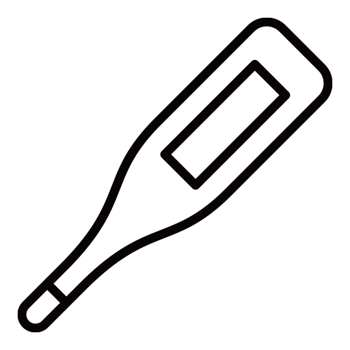 体温計のピクトグラム、アイコン、イラストの無料（フリー）素材（SVG/JPG/PNG）