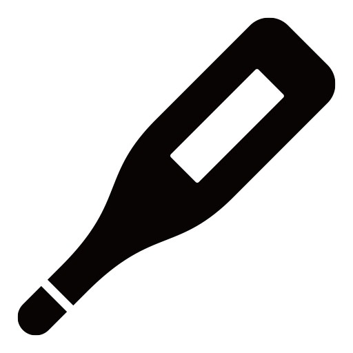 体温計のピクトグラム、アイコン、イラストの無料（フリー）素材（SVG/JPG/PNG）