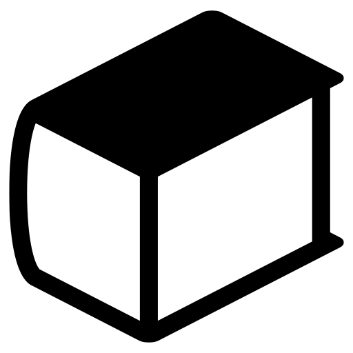 厚い本のピクトグラム、アイコン、イラストの無料（フリー）素材（SVG/JPG/PNG）