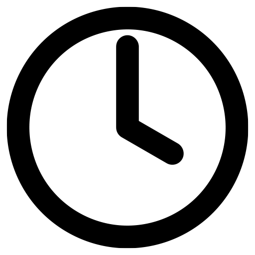 時間のピクトグラム、アイコン、イラストの無料（フリー）素材（SVG/JPG/PNG）