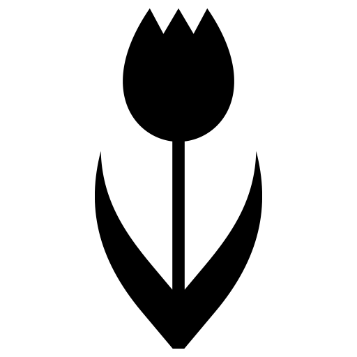 チューリップのピクトグラム、アイコン、イラストの無料（フリー）素材（SVG/JPG/PNG）