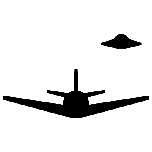 UFO事件のピクトグラム、アイコン、イラストの無料（フリー）素材（SVG/JPG/PNG）