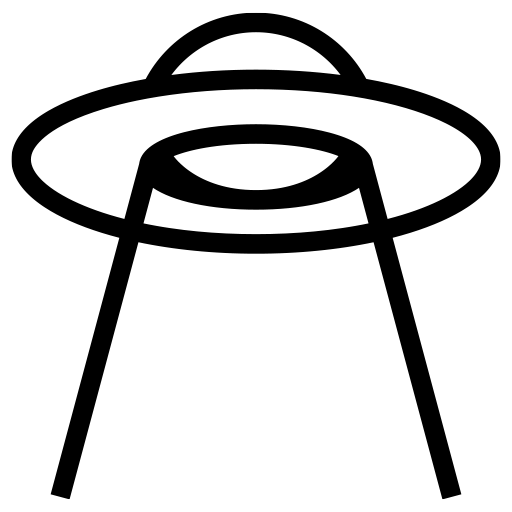 UFOポータルのピクトグラム、アイコン、イラストの無料（フリー）素材（SVG/JPG/PNG）