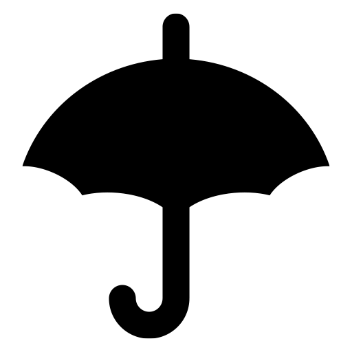 傘（雨）のピクトグラム、アイコン、イラストの無料（フリー）素材（SVG/JPG/PNG）