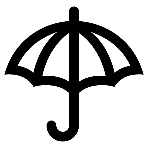 傘（雨）のピクトグラム、アイコン、イラストの無料（フリー）素材（SVG/JPG/PNG）