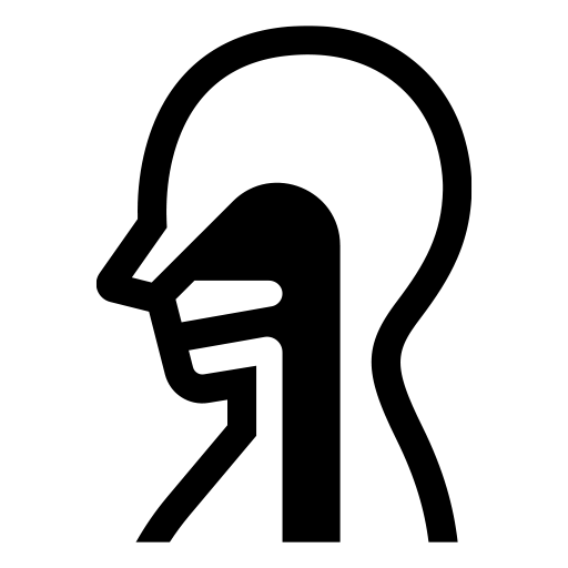 上気道のピクトグラム、アイコン、イラストの無料（フリー）素材（SVG/JPG/PNG）