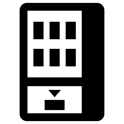 自動販売機のピクトグラム、アイコン、イラストの無料（フリー）素材（SVG/JPG/PNG）