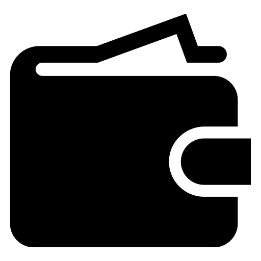 財布のピクトグラム、アイコン、イラストの無料（フリー）素材（SVG/JPG/PNG）