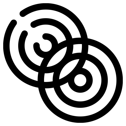 水の波紋のピクトグラム、アイコン、イラストの無料（フリー）素材（SVG/JPG/PNG）