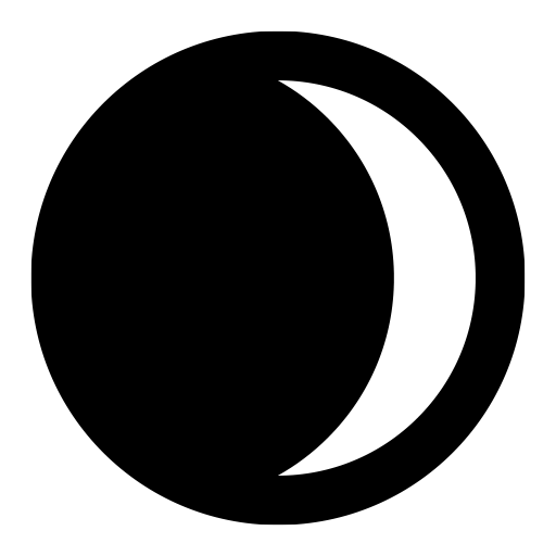 三日月のピクトグラム、アイコン、イラストの無料（フリー）素材（SVG/JPG/PNG）