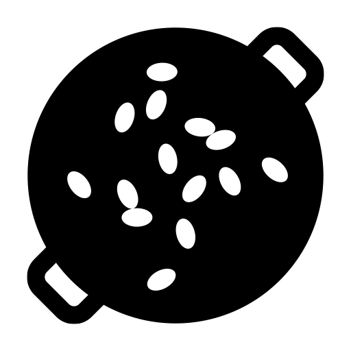 中華鍋と炒飯の残りカスのピクトグラム、アイコン、イラストの無料（フリー）素材（SVG/JPG/PNG）